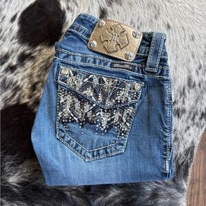 Miss Me Blue Embellished Women's Jeans